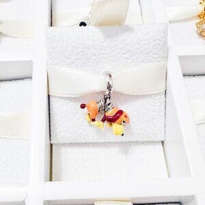 925 Sterling Silver Toy Story Slinky Dog Dangle Charm Fits Pandora Bracelets